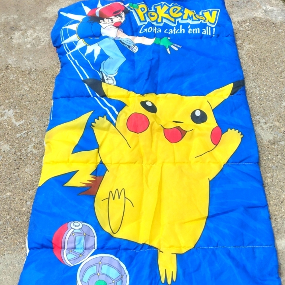 Vintage Pokemon sleeping bag